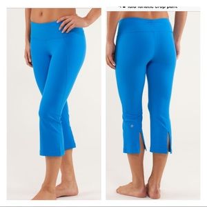 Lululemon Crop Pants Poolside Blue Size 4
